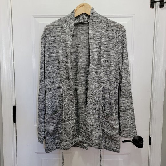 NWT Always Indigo Women’s Gray Cardigan/Robe Size M - Picture 4 of 11